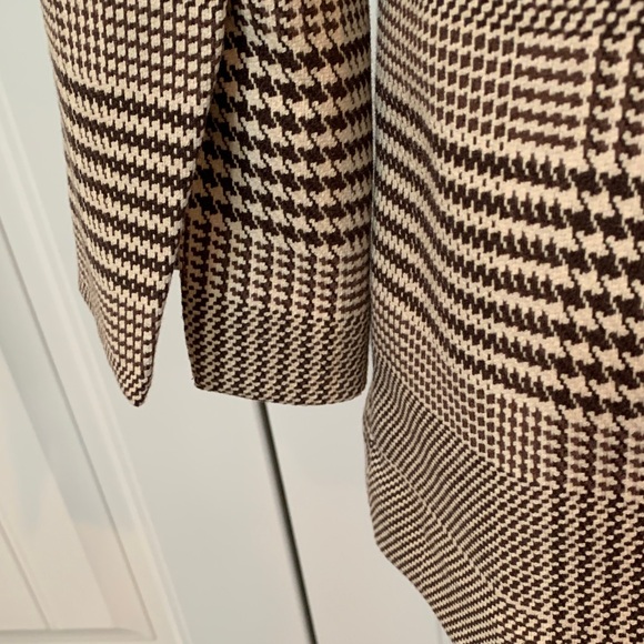 New H&M Women's Checkered Double-Breasted Blazer NWOT - Picture 7 of 8